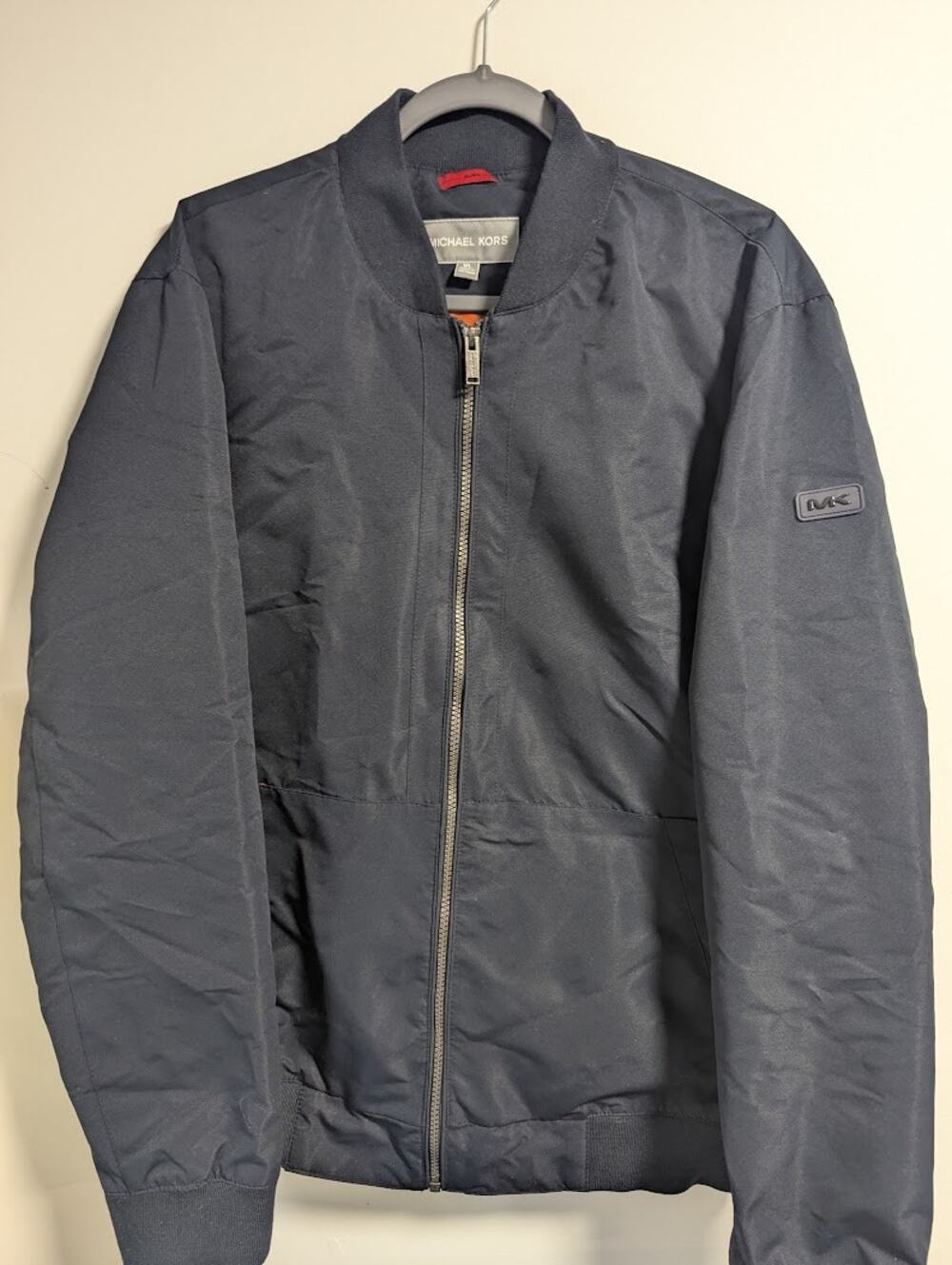 Michael Kors Men's XL Navy Blue Zip-Up Jacket NWT